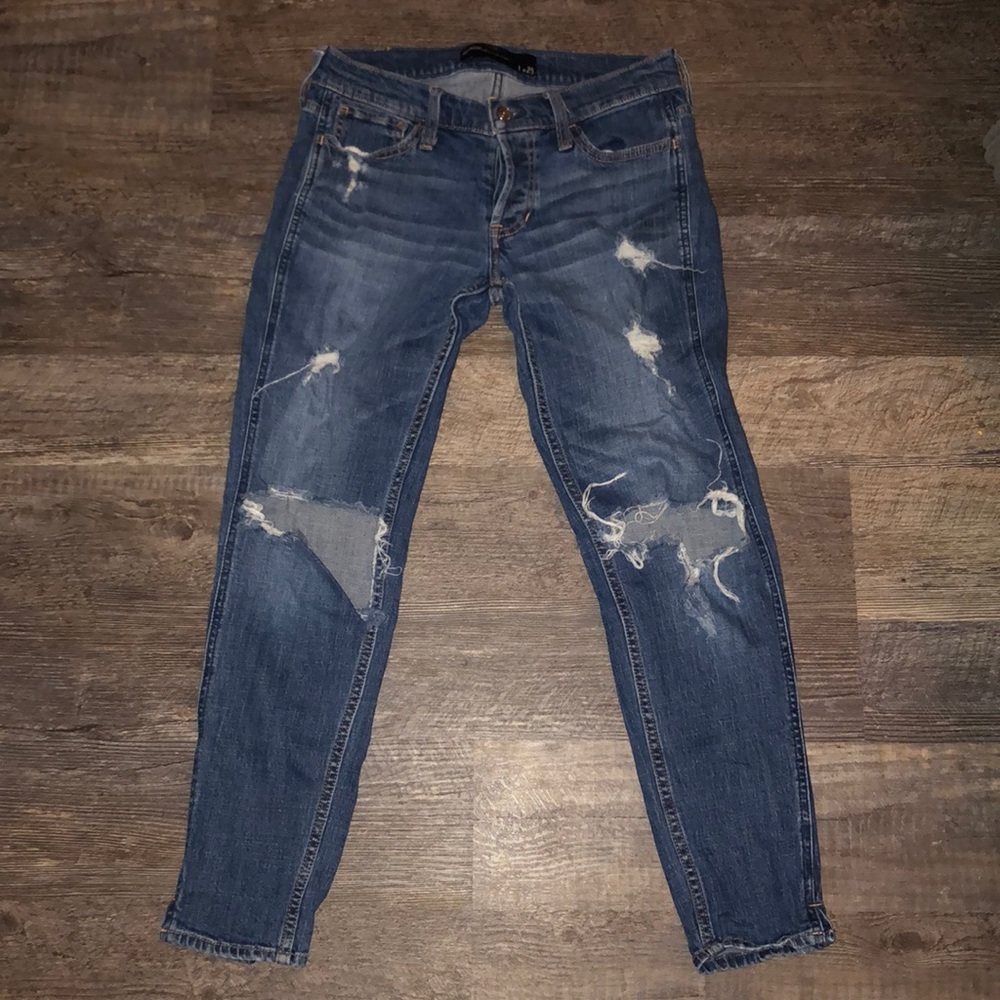 Hollister Boyfriend Ultra Low Rise Jeans